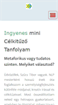Mobile Screenshot of celkituzotanfolyam.hu
